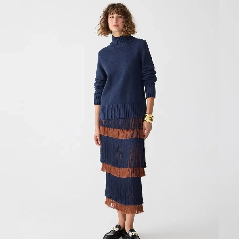 J. Crew Cotton Turtleneck Sweater NWT